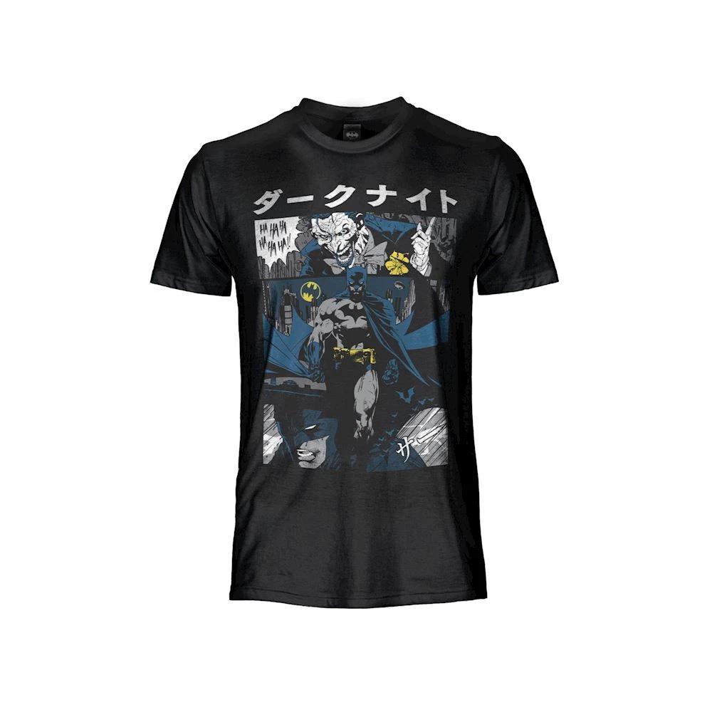 Original Batman T-Shirt Official Jersey Black Adult T-Shirt- M