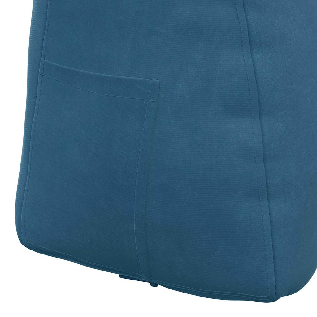 Back Cushion Blue 45 x 24 x 50 cm Velvet
