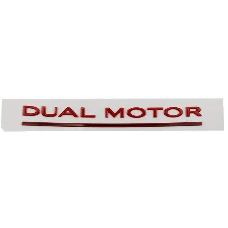 Metal ABS Car Styling Trunk Rear Tail Body Side Badge Sticker for Tesla Model 3 S X Y DUAL MOTOR Emblem Exterior Accessories