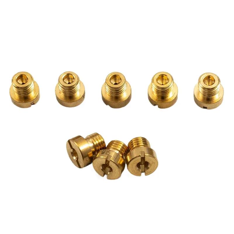 25Pcs Jato principal 55-115 M6 para carburadores Dellorto e Mikuni 6mm Conjunto de jatos principais Substituição do bico do injetor do carburador