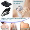 Exfoliating Silicone Brush Cleanser No Slip Handle Body Scrubber Clean Tools Bath Black Brush Massage Skin Bathroom Accessories