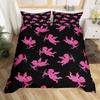 Cupid Soft Duvet Cover Set Ful Sized Dimensions,Love Heart Arow Romantic Angel Warm Comforter Cover Cupid's Love White Beding Sets Comfortable Quilt