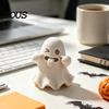 Heilraum Dekoration Halloween Geist Figur, 3D Gedruckte Niedliche Gesichts Statue, Gruselige Mini Statue Tischdeko für Regal, Schreibtisch, Hausparty Lustiges Geschenk