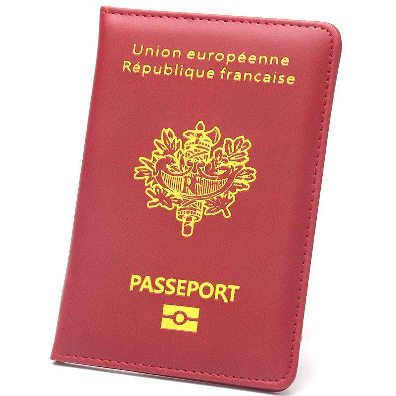 Высококачественный кожаный держатель для паспорта Чехол для защиты паспорта Кейс для паспорта Держатель для авиабилетов Держатель для удостоверения личности Дорожные аксессуары