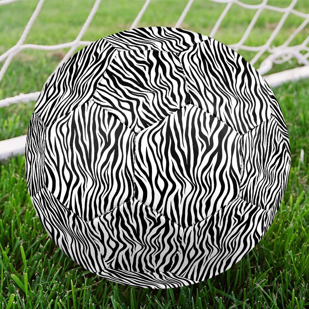 Animal Pattern Indoor Size 5 Soccer Ball Colorful Machine Stitched PVC Competition Ready Durable High-Bounce