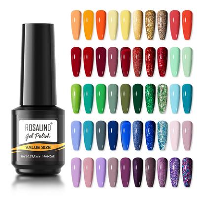 Glitzer-Gel-Nagellack, langlebiger, bunter Nagellack, Soak-Off-Lack, Gel-Lack, UV-LED-Maniküre, Nail Art, Gel-Nagel