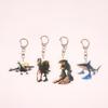 2Pcs Funny Italian Brainrot Animals Acrylic Keychains Ring For Accessories Bag Pendant Key Chain Jewelry Fan Love Gifts