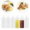240ml Plastic Clear Squeeze Squeezy Ketchup Sauce Bottle Dispenser Mayo Kitchen Bottles Z4W5