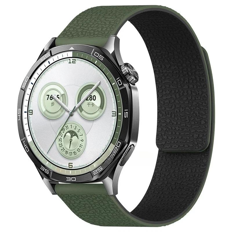 18mm 20mm 22mm Magnetic Strap for Huawei Watch 5 GT5/4 46MM 3Pro 4Pro Sport Silicone Bracelet for Samsung Galaxy Watch 7 6 5 4