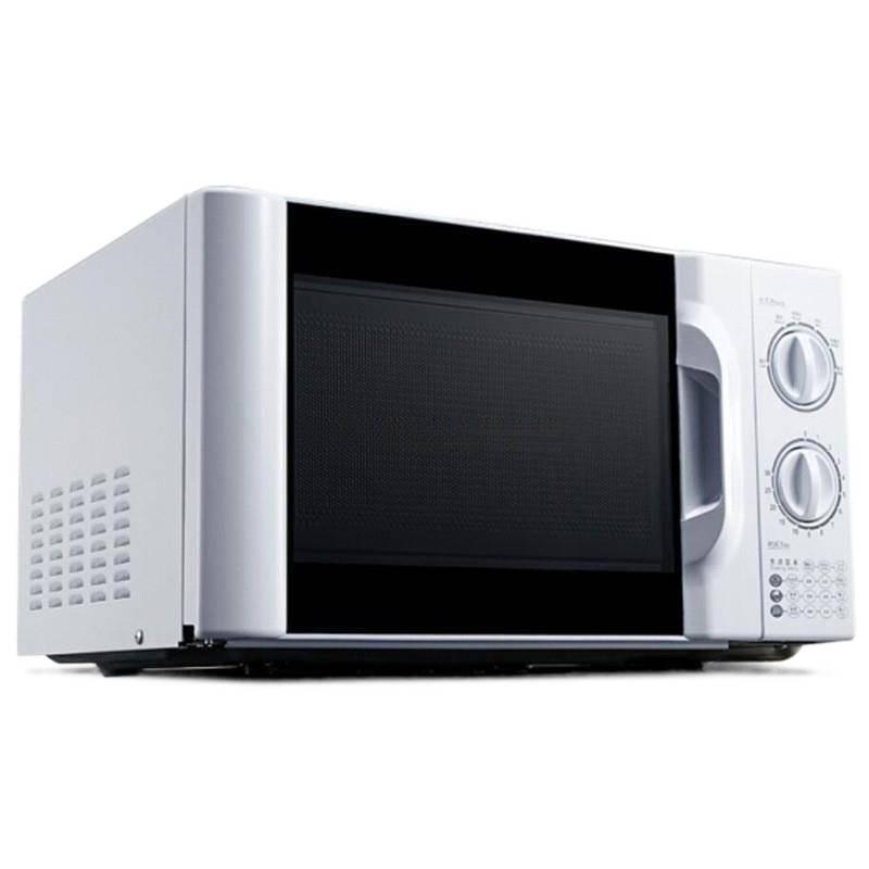Compact 2025L Microwave Oven: Fast Heating, Mechanical Knob, Turntable, Steaming & Baking, Energy Efficient