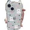 For IPhone14 for Apple Anti-fall Phone Case Cat Ear Four Corner Air Cushion Creative Personalized Design Phone Case