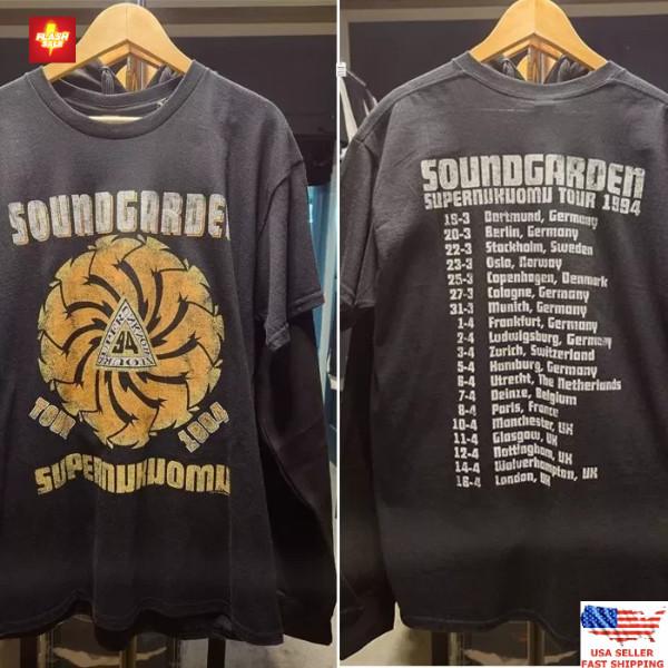 Trending Soundgarden Superunknown Tour 94 2 sided T Shirt Full Size S-5XL Unisex T-Shirt XL