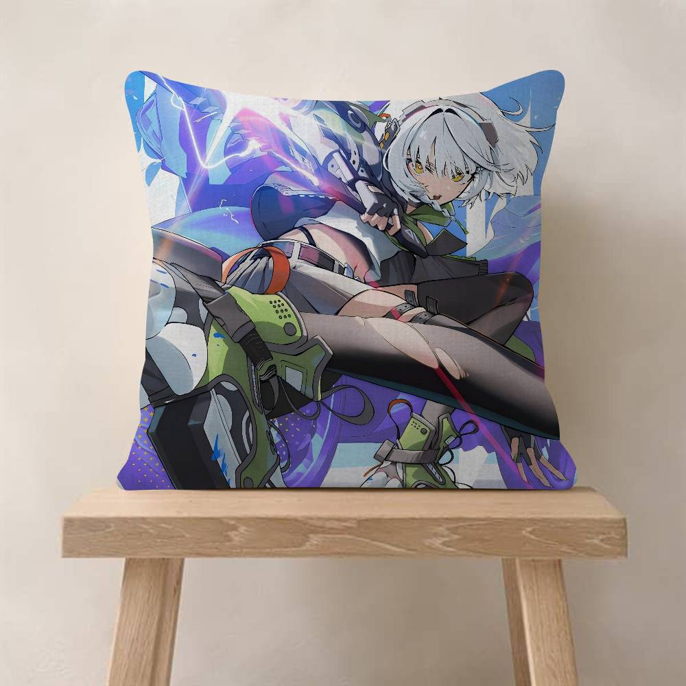 Game Cute Zenless Zone Zero Cushion Cover Decorative Pillow Sofa Home Decor Case Pillow Cases