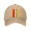 Berretto da baseball grafico vintage Miles Berretto da baseball lavato