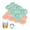 Large Silicone Ice Cube Trays - Easy-Release No Leakage Perfect For Whiskey Cocktails Juice And Parties