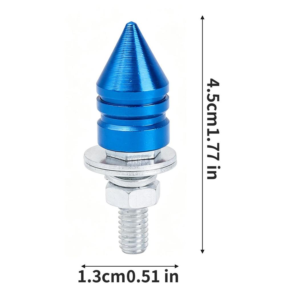 Universal Car License Plate Aluminum Alloy M6 Screws Corrosion Resistant Fasteners for ATV Motorcycle Exterior Modification