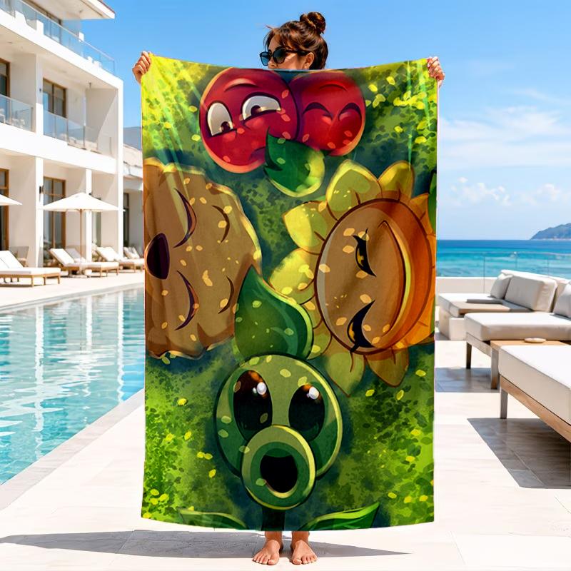 Zombie Party Beach Towel, Microfiber Beach Towel, Perfect For Pool, Beach, Travel, Home Decor Beach Party Fan Gifts
