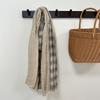 Scarf for Women Spring and Autumn Linen Plaid Scarf Enlarged Thin Long Shawl Autumn and Winter