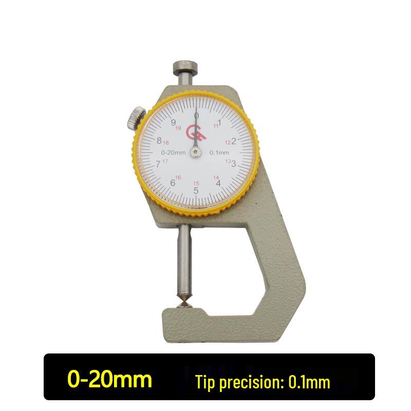 G-Type Thickness Gauge for Cloth, Film, and Paper, 0-10mm Range, 0.01mm Precision