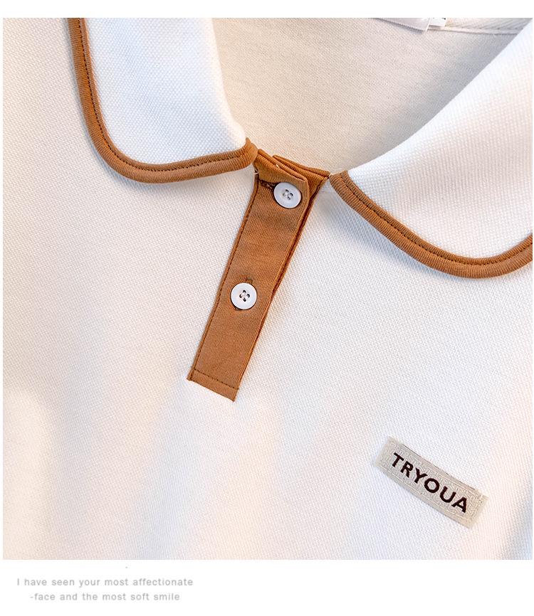 Plus Size Women's Long Sleeve Lapel Hoodie T-shirt – Slimming Summer Top for 200/300 Jin