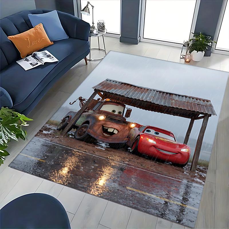 1pc Mcqueens Race Carpet Rug for Bedroom Living Room Decor Sofa Home Game Area Rug Non-slip Floor Mat. D0730016