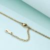 HNSP Heart Necklace Stainless Steel Open Locket Heart Pendant Chain For Women Girl Zircon Accessorie Gift