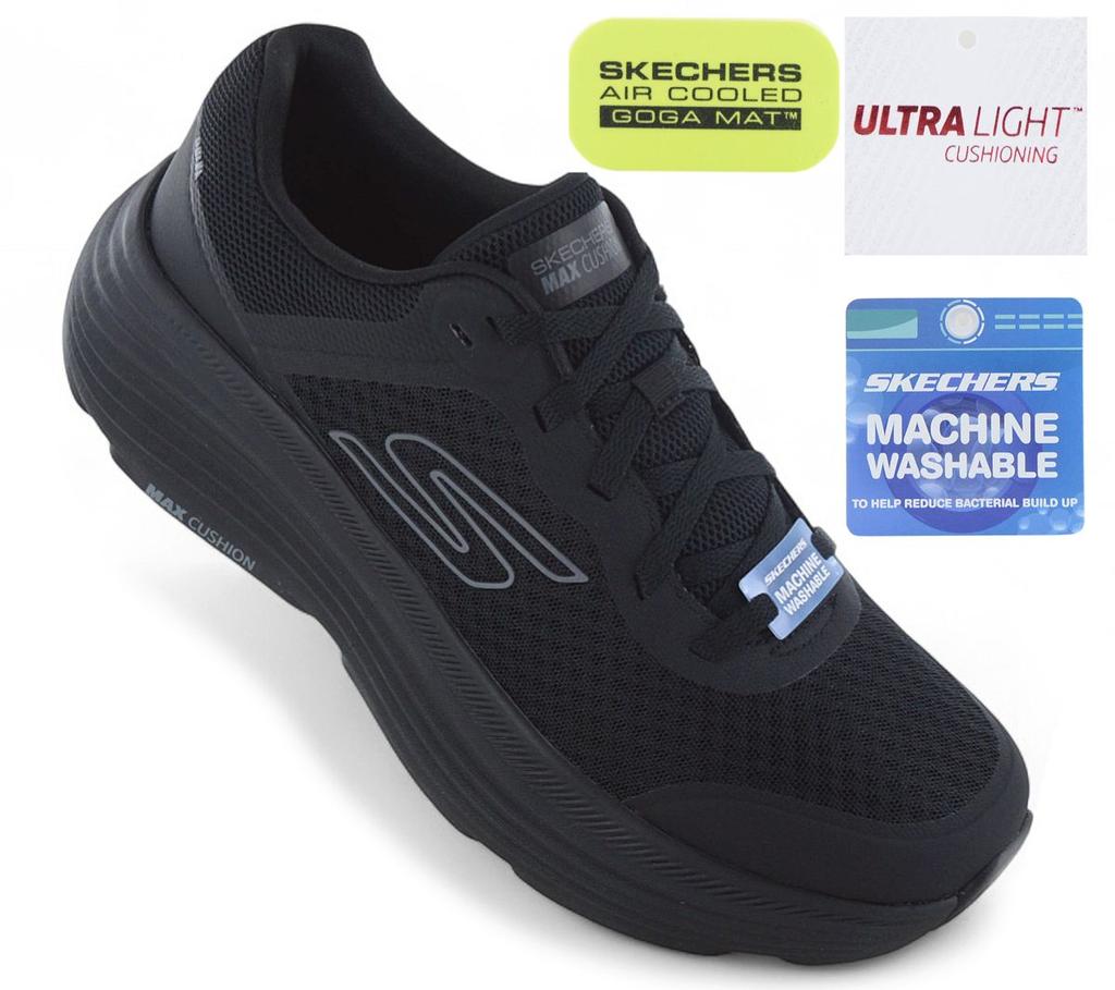 Skechers Max Cushioning Endeavour - Herre Sneakers Sko Svart 220613-BBK ORIGINAL