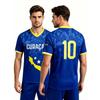 2026 Summer Football Jersey Personalized Breathable V-neck Soccer Fashion Team Casual T-shirt for Men Women Top