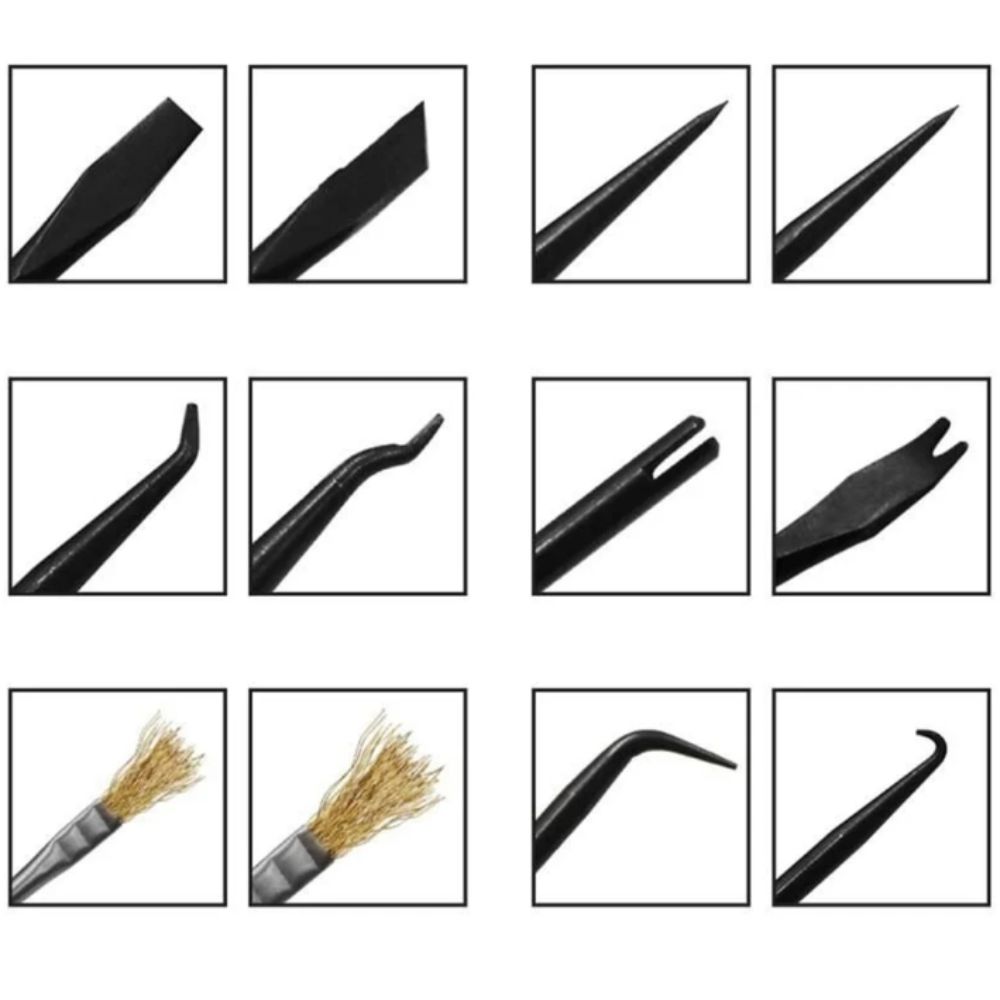 Blue Color Desoldering Aid Tool Black Oxide Carbon Steel Circuit Boards Tool Ergonomic Design Durable Material Welding Kit