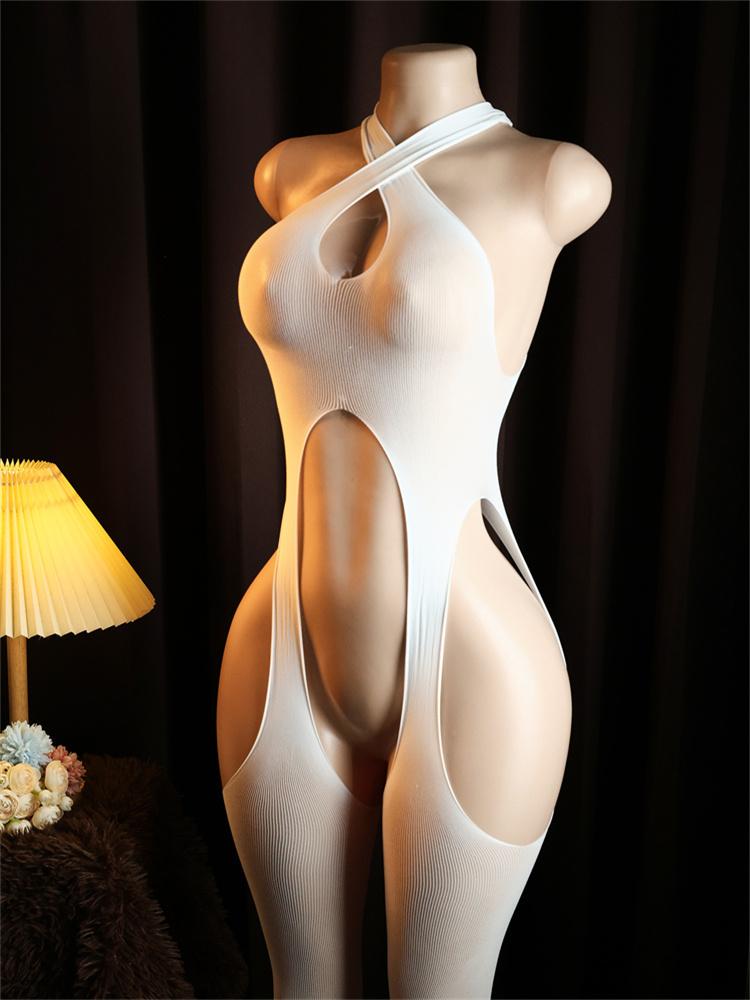 10 Style Hot Women Breastless Bodystocking Crotchless Sexy Lingerie Tights Open Bra Porn Erotic Babydoll Sleepwear