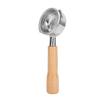 58mm Portafilter Bottomless 2 Ears Detachable   Wood and Stainless Steel Coffee Machine Bottomless Filter for  