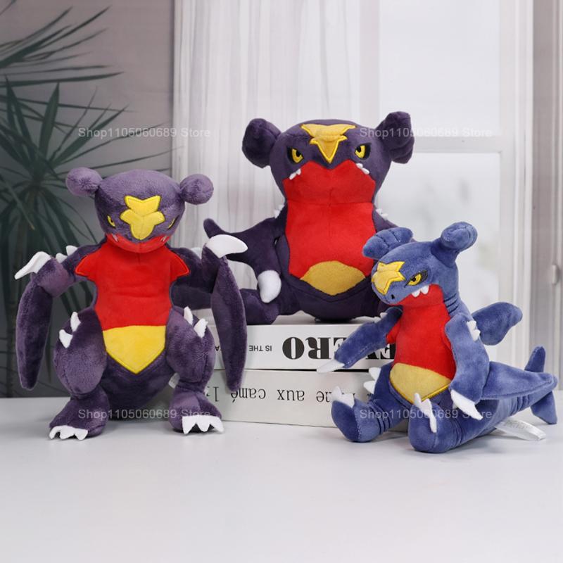 15-22cm Garchomp Plush Cute Animal Stuffed Toy Dolls Christmas Gift Soft Stuffed Pocket Monster