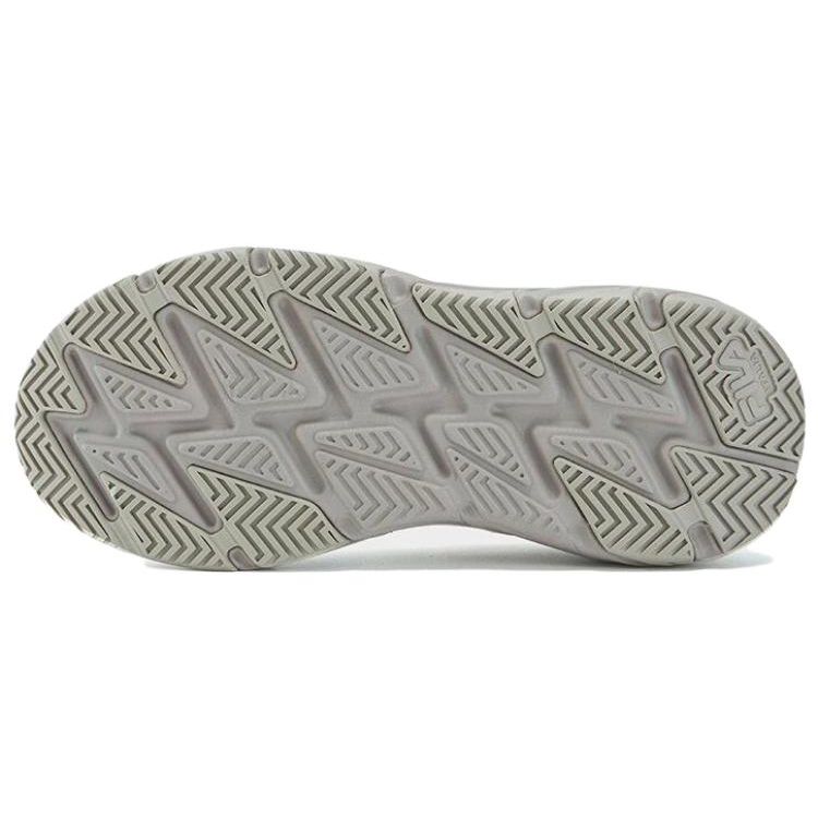 Fila Comfortable Fabric Synthetic Leather Low Top Running Shoes Women Sneakers Green Gray F12W332109FJW