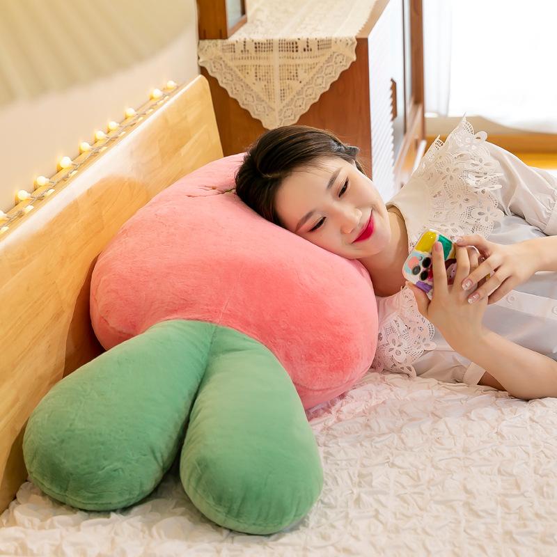 Carrot throw pillow long pillow cute plush toy super soft big doll bed sleeping ragdoll doll girl