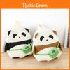Kids Panda Cartoon School Backpack Lightweight Nylon For Unisex Preschool