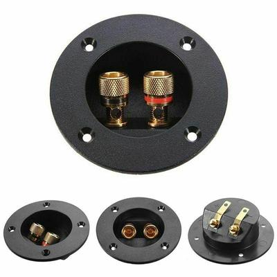 1pc Auto Stereo Lautsprecher Terminal Board Runde Doppel Binding Post Schraube Stecker Subwoofer Stecker