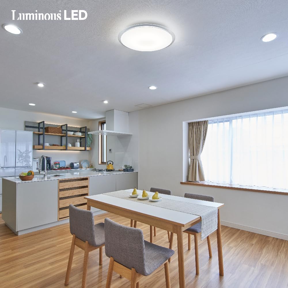 Saving LED Ceiling Doshisha Ceiling Light Lumina Save 12 Tatami 5499lm Equipped with Power Saving Mode 11 Levels of 2 Levels of Power Saving 2 Levels