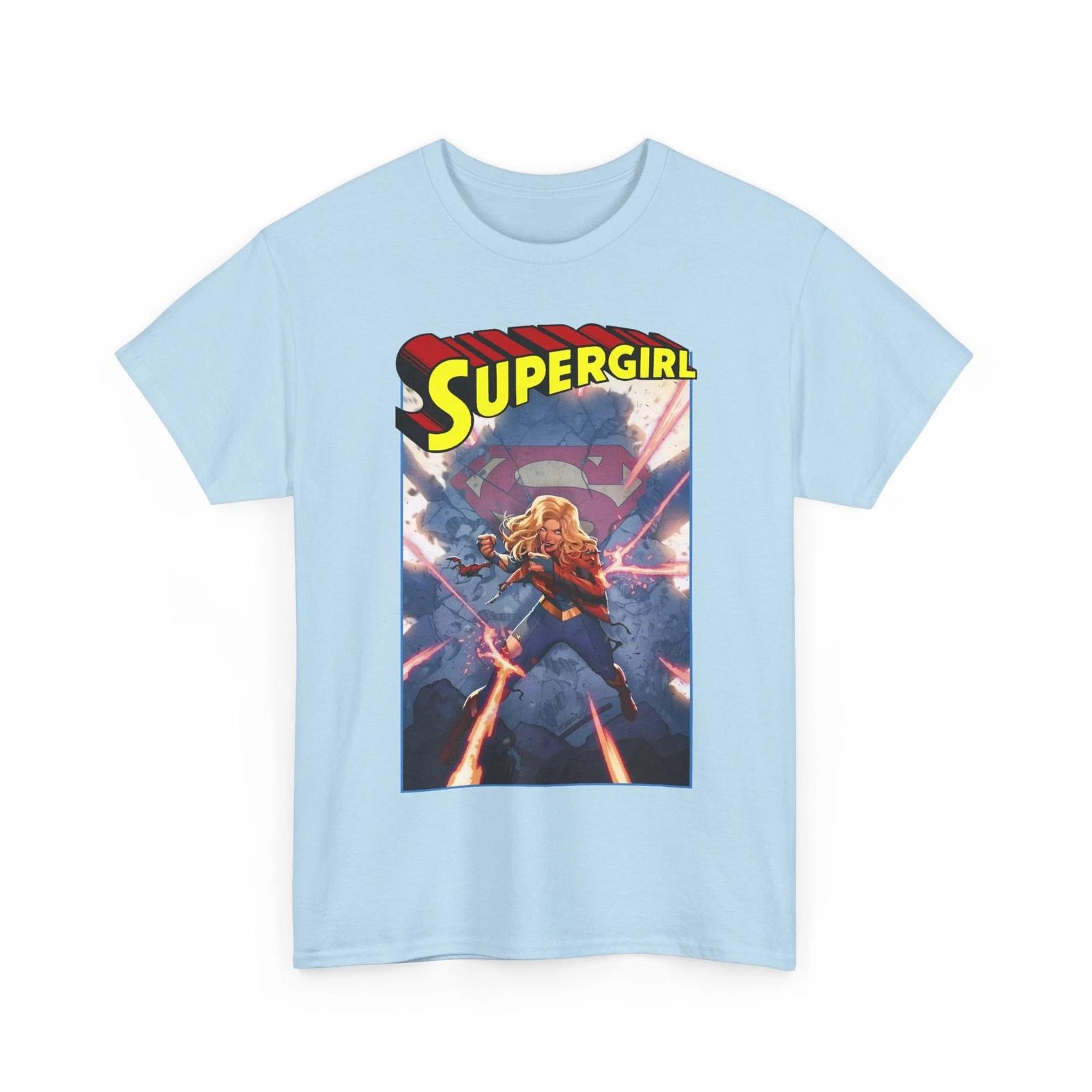 Supergirl T-Shirt DC Comics Jamal Campbell Art Kara 2026 Movie Vintage-Style Tee XXL