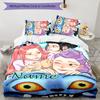3pcs KPop Demon Hunters4 Cover Set - Personalized Name, HD Printed Bedding with 1 Cover and 2 Pillowcases - Perfect for Home Decor, Easy Care