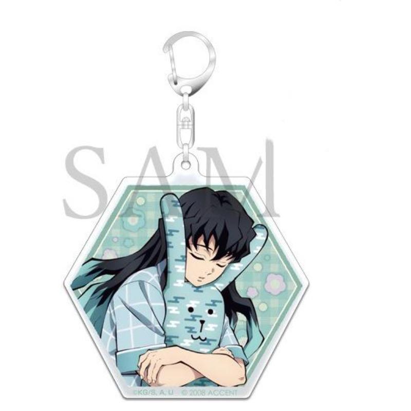Demon Slayer Acrylic Keychain Tanjiro Immortal River Butterfly Shinobu Zenitsu Anime Peripheral Character Model Birth Date Present