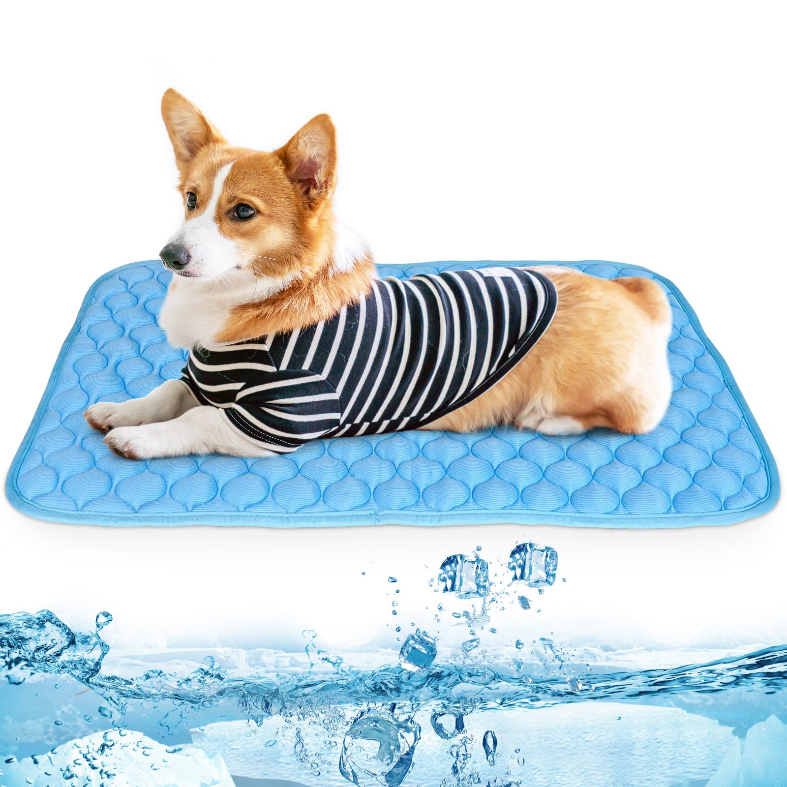 

Охлаждающий коврик AUPETEK для собаки Охлаждающий для кошки Охлаждающий Охлаждающий для кошки Охлаждающий Охлаждающий до быстрого нагрева Средний синий Домашние животные, Коврик, Коврик, Подстилка, Коврик, Собака, Товары, синий