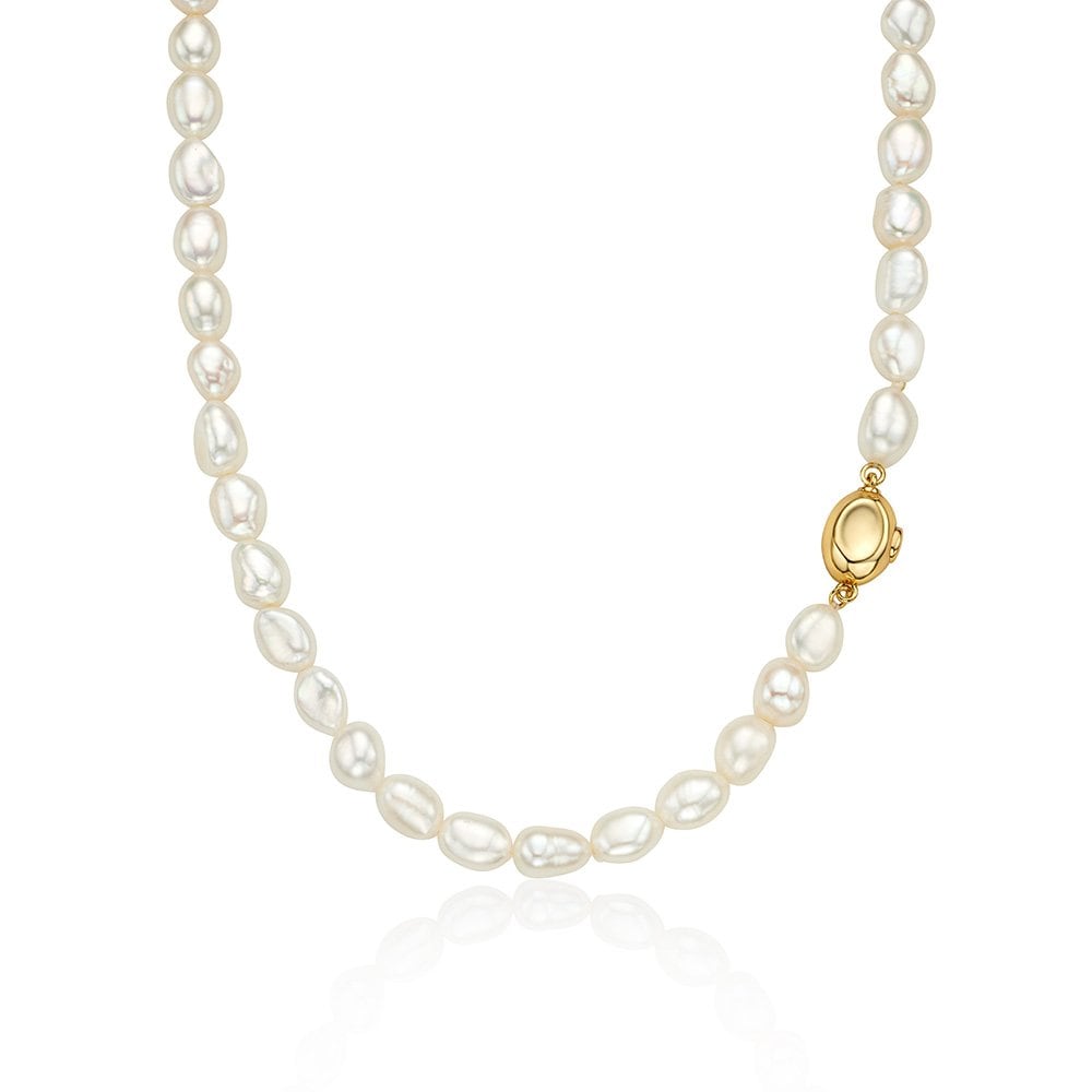 H Edition Silver (Y) Freshwater Pearl Long Necklace Hl6N53607Y9000