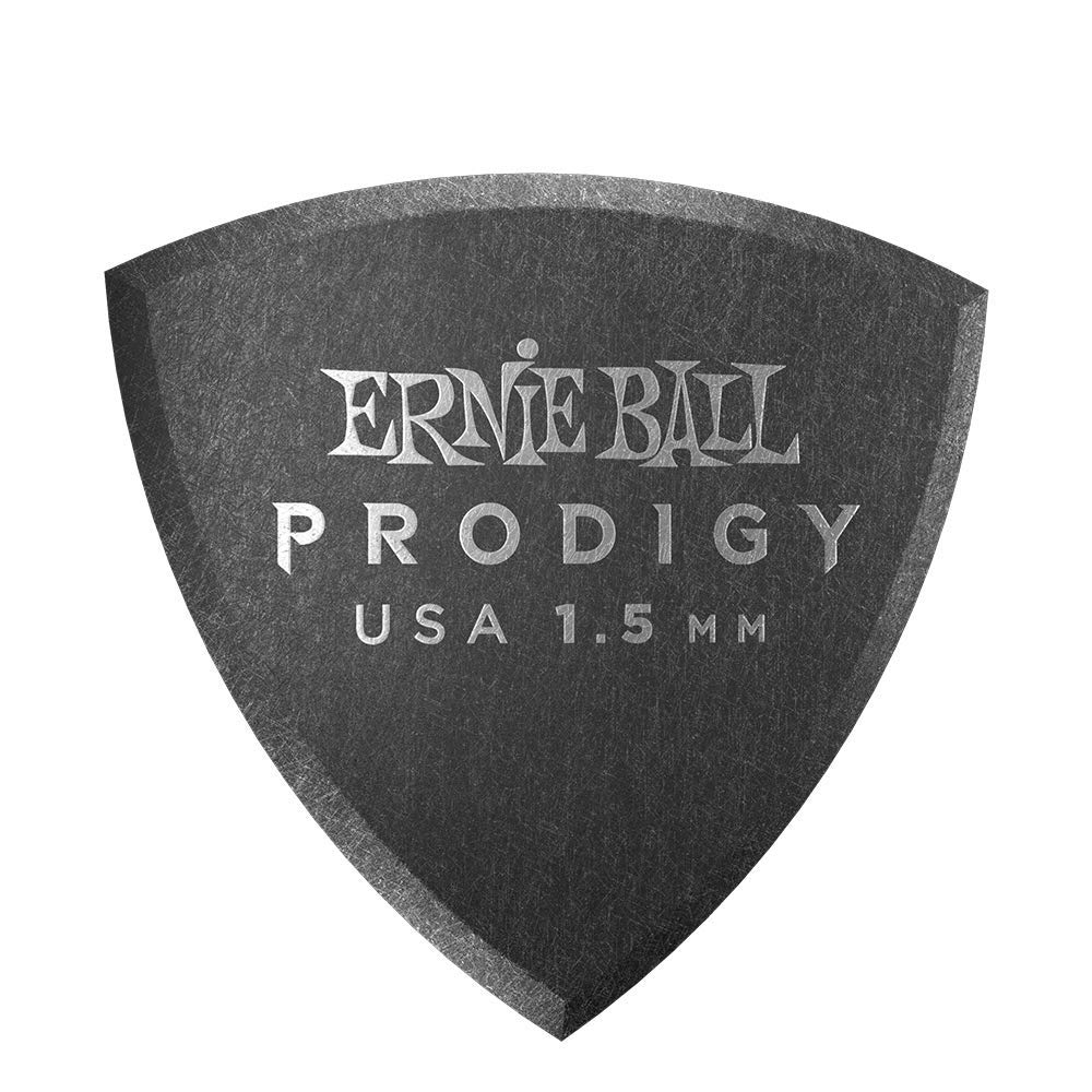 

ERNIE BALL 9331 Guitar Pick BLACK SHIELD PRODIGY Triangle Delrin Black 6 Pack [Genuine Product] 1.5mm чёрный