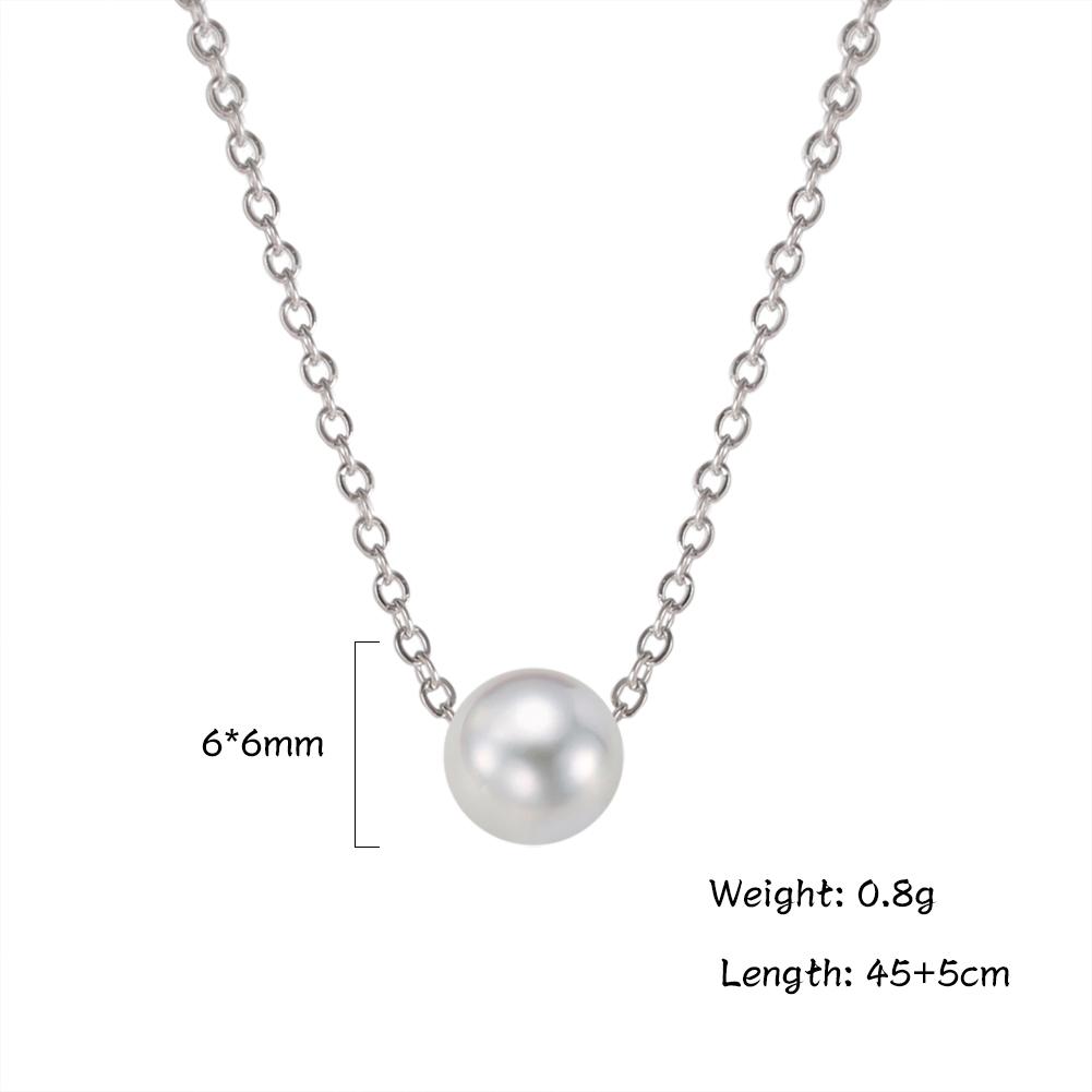 Geometric Round Heart Choker Necklace for Women Stainless Steel Minimalist Simple Clavicle Neck Chain Jewelry
