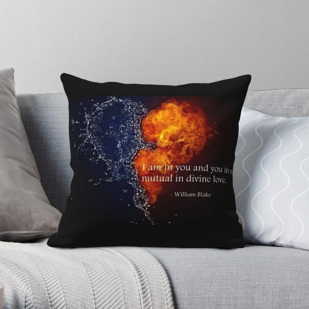 Twin Flames For Life Pillowcase Polyester Linen Velvet Creative Zip Decorative Throw Pillow Case Home Cushion Cover Wholesale