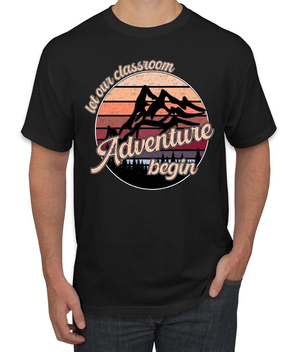 Let Our Classroom Adventure Begin Darker Colors Men T- Shirt S