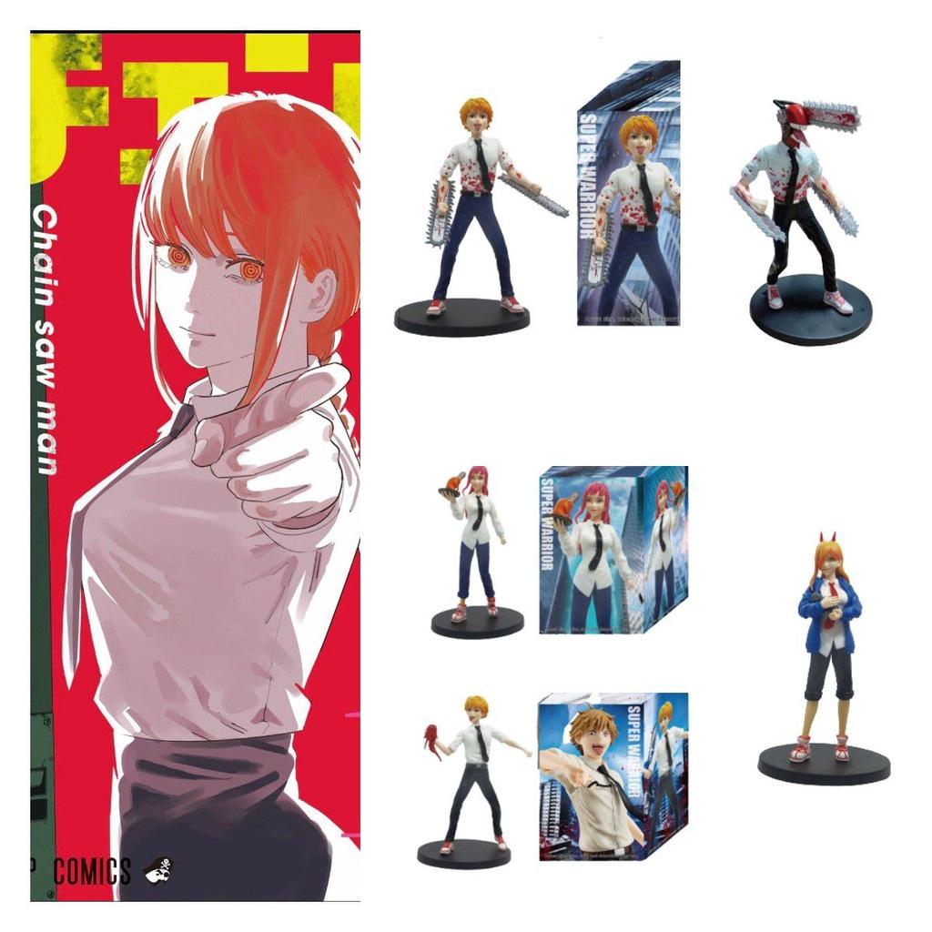 Wspaniała Figurka Zabawka Denji Chainsaw Man 18cm
