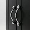 Modern Zinc Alloy Wardrobe Door Handle Single Hole Nordic Minimalist Cabinet Knob Drawer Handle Furniture Hardware