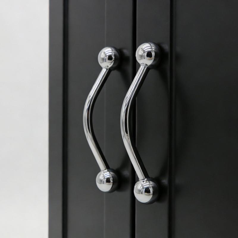 Modern Zinc Alloy Wardrobe Door Handle Single Hole Nordic Minimalist Cabinet Knob Drawer Handle Furniture Hardware