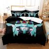 Cool Personelity Kpop Madou King Granzort Bedding Set Cartoon Anime Three-Piece Set Adult Kid Bedroom Three-Piece Suits 3D